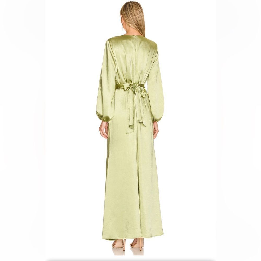 Elliatt Kai Long Sleeve Maxi Dress in Avocado,.Size S - Picture 6 of 16